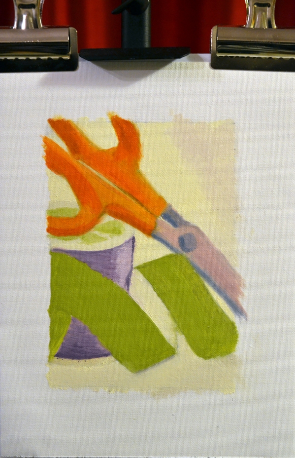 secondary colours still life - in progress by sld 041416